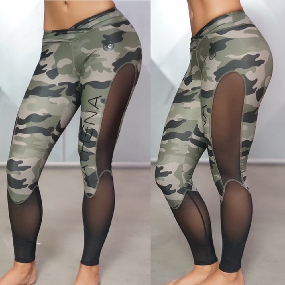 Athena Camo Leggings by Body Engineers